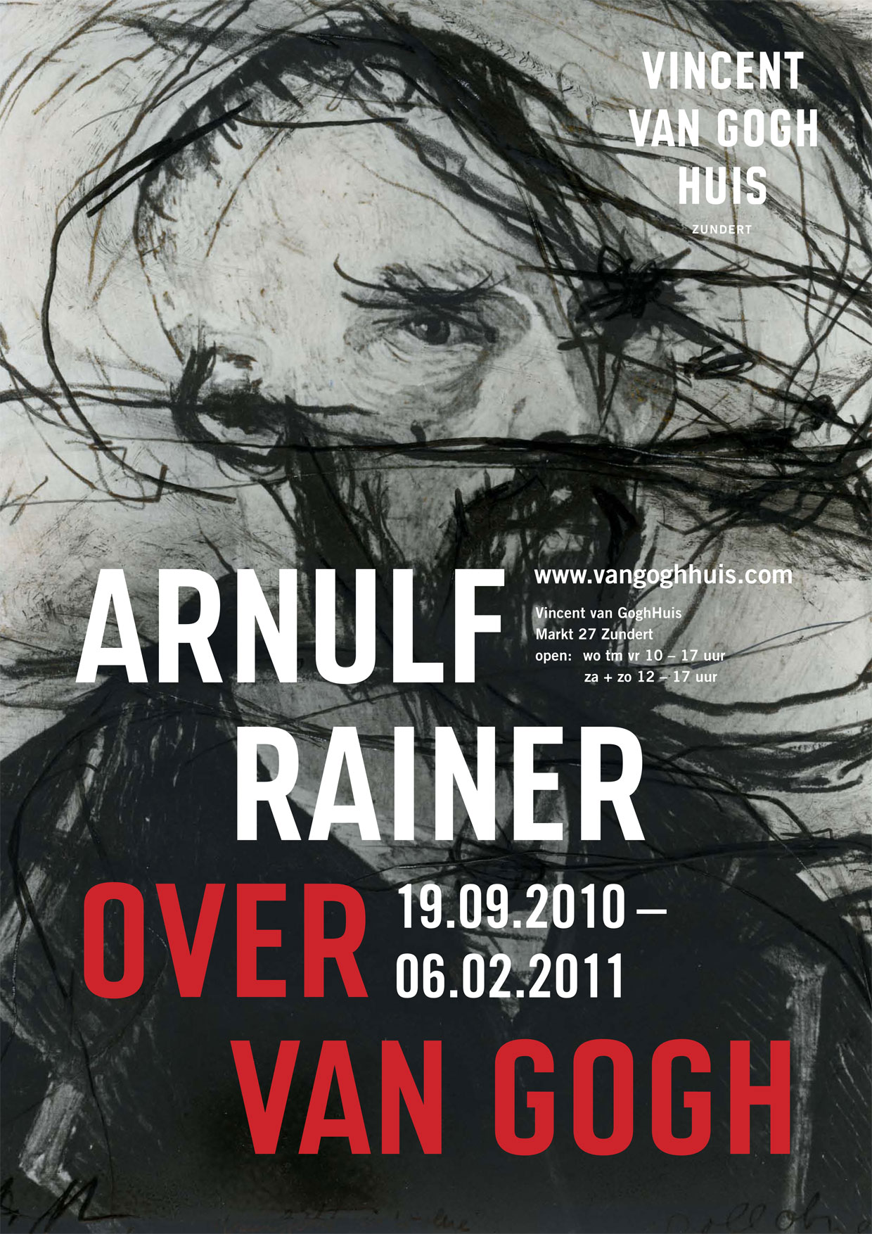 Affiche Arnulf Rainer over Van Gogh